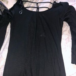 Black Swimsuit Coverup